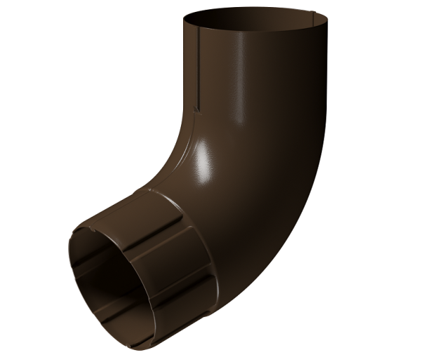 Колено 72° D90 Döcke STAL PREMIUM Каштан, (RAL 8017) купить в Таганроге