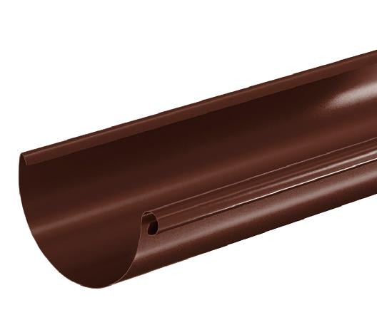 Водосток Aquasistem, система 150/100 - Водосточный желоб 3.00м RAL 8017 Коричневый купить в Таганроге