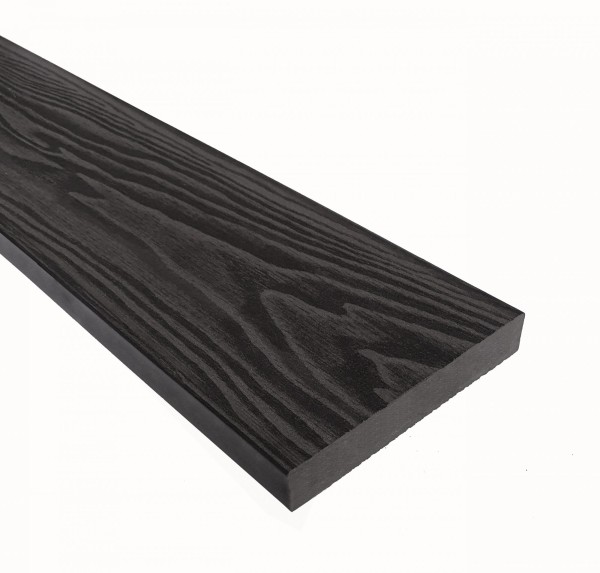 Террасная доска из ДПК Terrapol Смарт 3D Полнотелая без паза Черное дерево купить в Таганроге