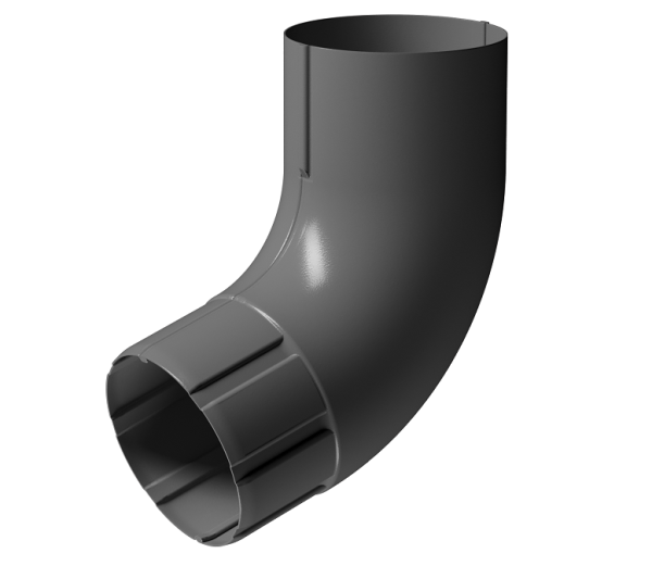 Колено 72° D90 Döcke STAL PREMIUM Графит, (RAL 7024) купить в Таганроге
