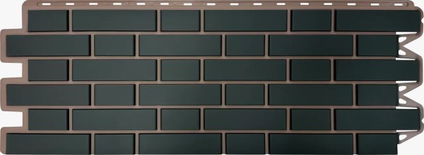Фасадная панель Альта-Профиль, Кирпич Клинкерный, Графит купить в Таганроге