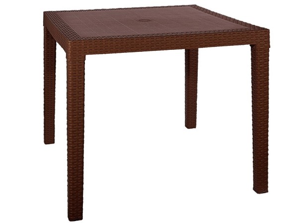 Стол квадратный FIJI Quatro Table Коричневый купить в Таганроге