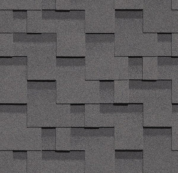 Гибкая черепица Docke, коллекция Тетрис – Серый купить в Таганроге
