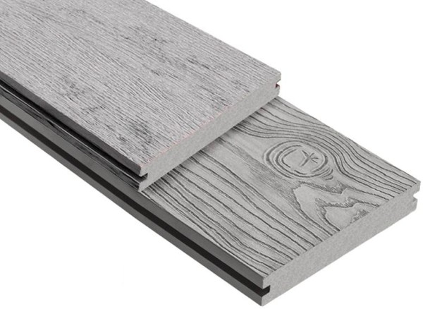 Террасная доска ДПК Outdoor 3D полнотелая STORM/OCEAN GREY серая микс купить в Таганроге