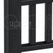 Комплект крышка/юбка для столба SEQUOIA BLACK купить в Таганроге