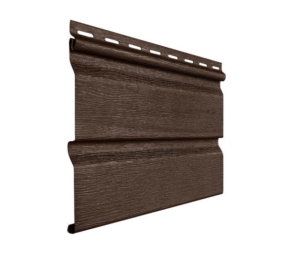Виниловый сайдинг fineber - "стандарт", коричневый купить в Таганроге