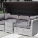 Диван-Трансформер AFINA плетеный из иск. ротанга AFM-320G Grey купить в Таганроге
