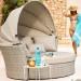 Диван-Трансформер AFINA плетеный из иск. ротанга AFM-325 Beige купить в Таганроге