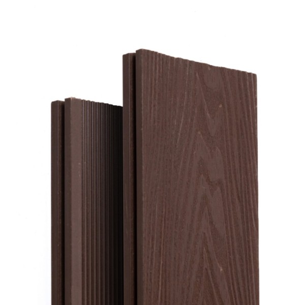 Террасная доска Ecodecking Экстра 3D полнотелая Графит купить в Таганроге