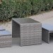 Диван-Трансформер AFINA плетеный из иск. ротанга S330G-W78 Grey купить в Таганроге