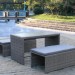 Диван-Трансформер AFINA плетеный из иск. ротанга S330G-W78 Grey купить в Таганроге