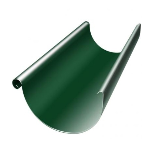 Водосток Grand Line 125x90 – Желоб 3м RAL 6005 купить в Таганроге