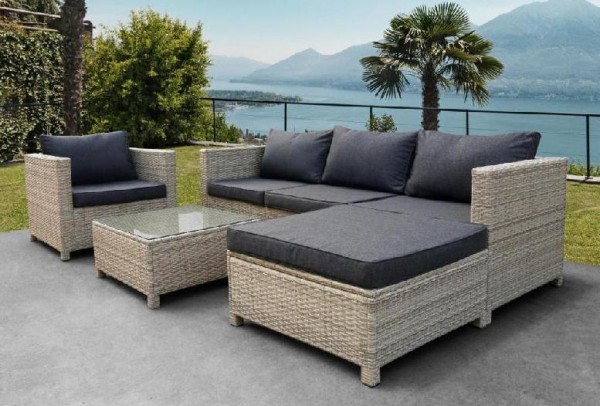 Комплект мебели AFINA плетеной из иск. ротанга YR821G Grey/Grey купить в Таганроге