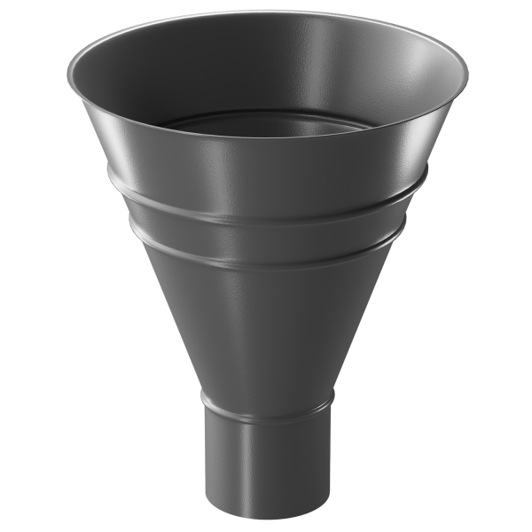 Воронка водосборная Döcke STAL PREMIUM, Графит купить в Таганроге