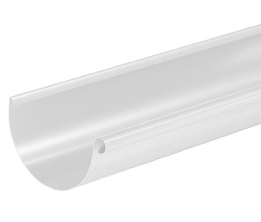 Водосток Aquasistem, система 125x90 - Водосточный желоб 3.00м RAL 9003 Белый купить в Таганроге
