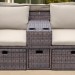 Комплект мебели AFINA плетеной из иск. ротанга AFM-330B Brown купить в Таганроге