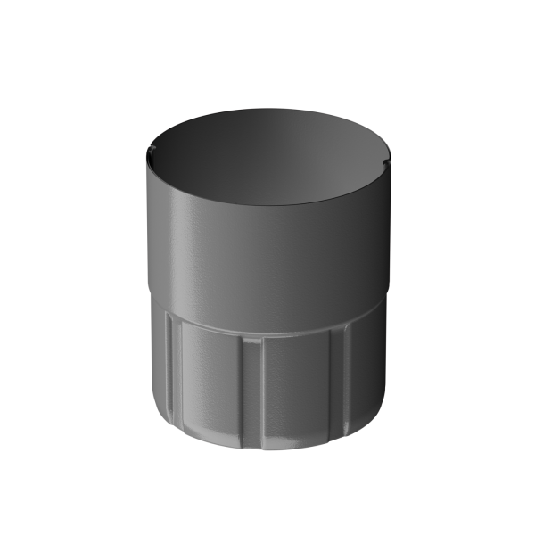 Муфта соединительная для водостока Döcke STAL PREMIUM, Графит купить в Таганроге