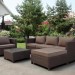 Комплект мебели AFINA плетеной из иск. ротанга YR821A Brown/Beige купить в Таганроге