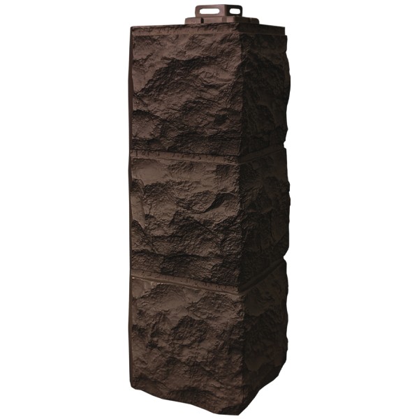 Угол наружный Fineber «Доломит» Тёмно Коричневый купить в Таганроге