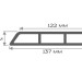Доска Ромбус 3D ДПК Outdoor STORM GREY серая микс купить в Таганроге