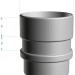 Муфта Docke Lux ПВХ Пломбир купить в Таганроге