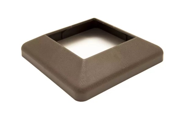 Крышка нижняя ПВХ для столба Deckart 100х100 Венге купить в Таганроге