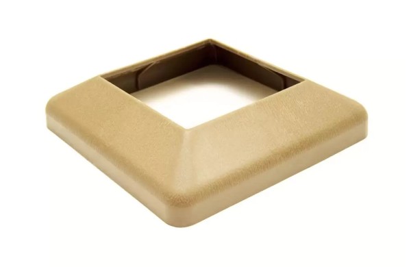 Крышка нижняя ПВХ для столба Deckart 100х100 Орех купить в Таганроге