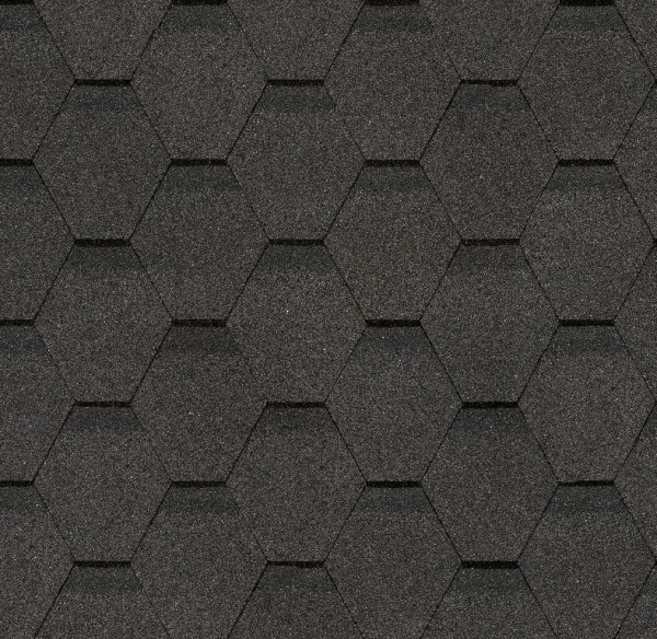 Гибкая черепица Docke, коллекция Шестигранник Серый купить в Таганроге