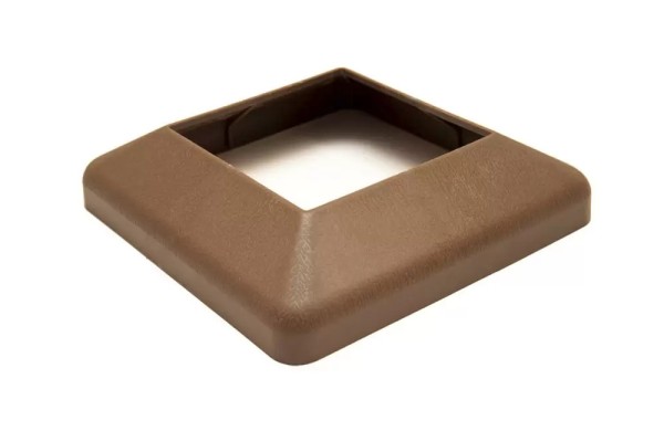 Крышка нижняя ПВХ для столба Deckart 100х100 Шоколад купить в Таганроге