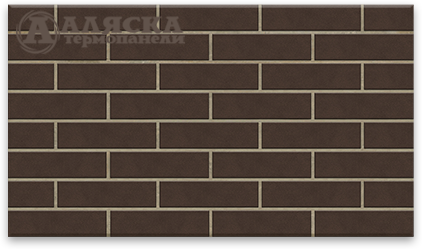 Фасадные Термопанели Аляска Amsterdam brown купить в Таганроге