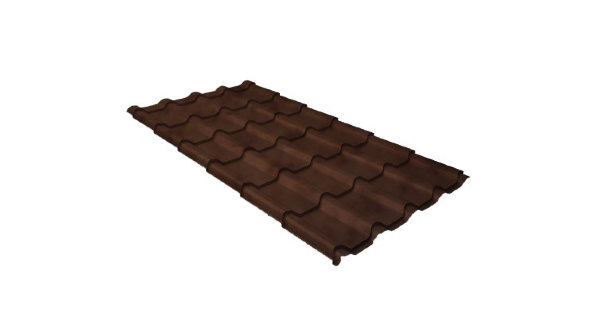 Металлочерепица камея 0,45 Safari Twincolor Brown купить в Таганроге