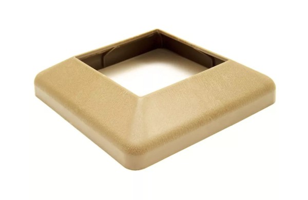 Крышка нижняя ПВХ для столба Deckart 125х125 Орех купить в Таганроге