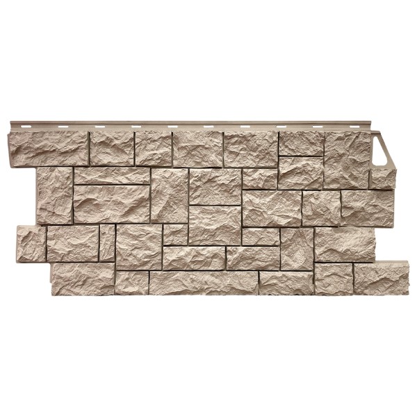 Фасадная панель FineBer, Камень Дикий, Песочный купить в Таганроге