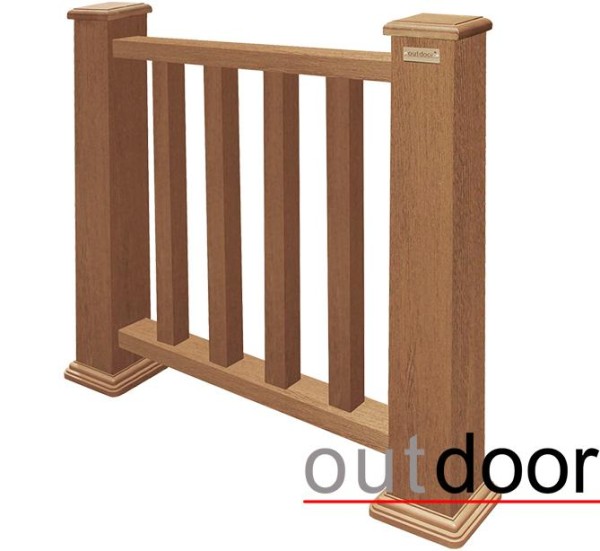 Ограждение из ДПК Outdoor Классик 3D STORM дуб купить в Таганроге