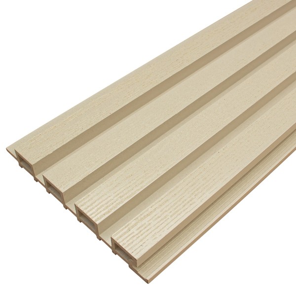 Фасадная доска из ДПК Faynag Wood Рейка Слоновая кость купить в Таганроге