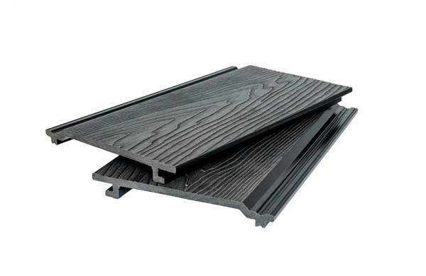 Фасадная доска 3D WOOD BRUSHING, чёрный купить в Таганроге