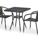 Комплект плетеной мебели AFINA из иск. ротанга T282BNT/Y137C-W53 Brown 2Pcs купить в Таганроге