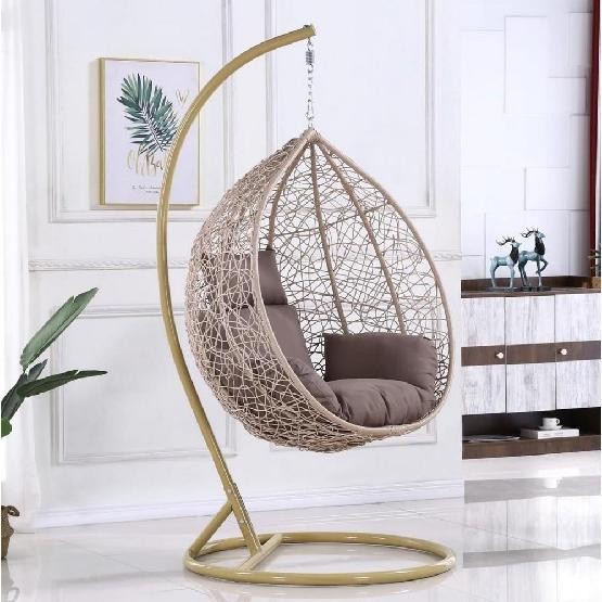 Кресло Подвесное из искусственного ротанга AFM-169A-LB Beige купить в Таганроге