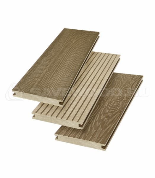 Террасная доска SW Fraxinus (R) полнотелая «SaveWood» Тик купить в Таганроге