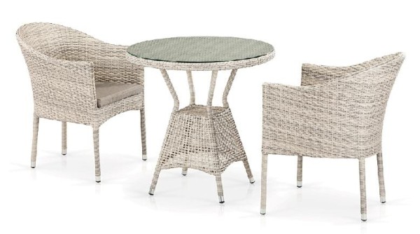 Комплект плетеной мебели AFINA из иск. ротанга T705ANT/Y350-W85 Latte 2Pcs купить в Таганроге