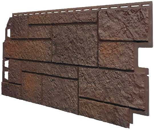 Фасадная панель VOX Sandstone (Сандстоун) темно коричневый купить в Таганроге