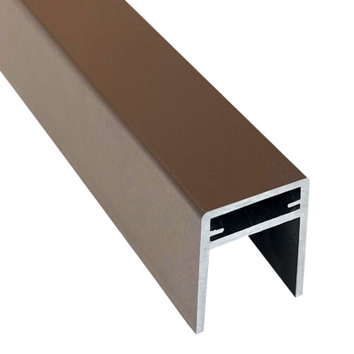 П-профиль Алюминиевый EasyDecking 35x25 Венге купить в Таганроге