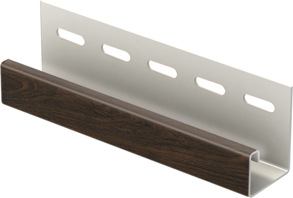 J-планка к Софиту PRO Тёмный орех купить в Таганроге