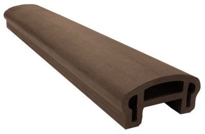 Перила вехнее фигурное Woodvex Select Темно - Коричневый купить в Таганроге