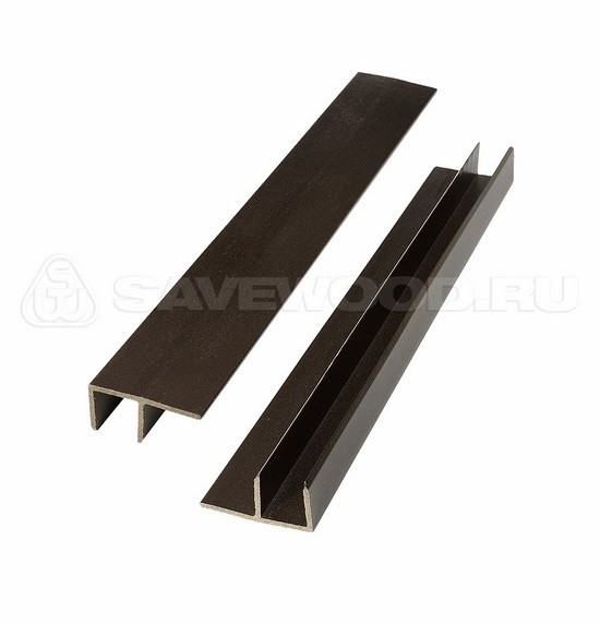 F-профиль ДПК Savewood – Тёмно-коричневый купить в Таганроге