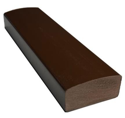 Лавочный брус Ecodecking Некст полнотелый глянцевый 70х35 шоколад купить в Таганроге