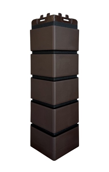 Угол Grand Line клинкерный кирпич ПРЕМИУМ Шоколадный (шов RAL 9005) купить в Таганроге