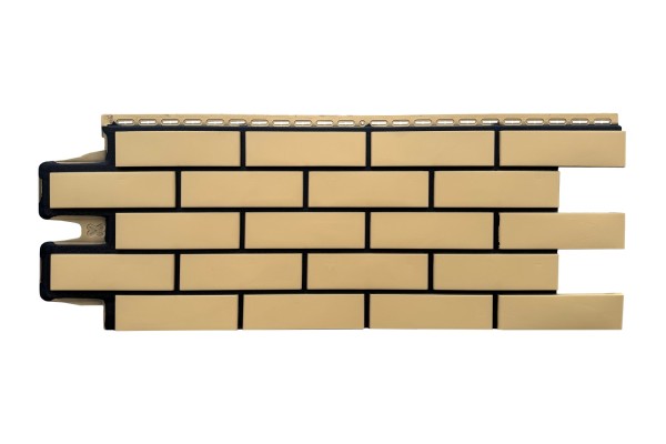 ФП Grand Line клинкерный кирпич ПРЕМИУМ Песочный (шов RAL 9005) купить в Таганроге