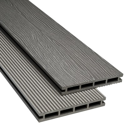 Террасная доска из ДПК Faynag 3D Stelo графит