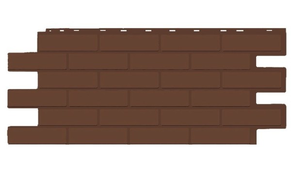Фасадная панель T-Siding Кирпич Модерн Эко Браун купить в Таганроге